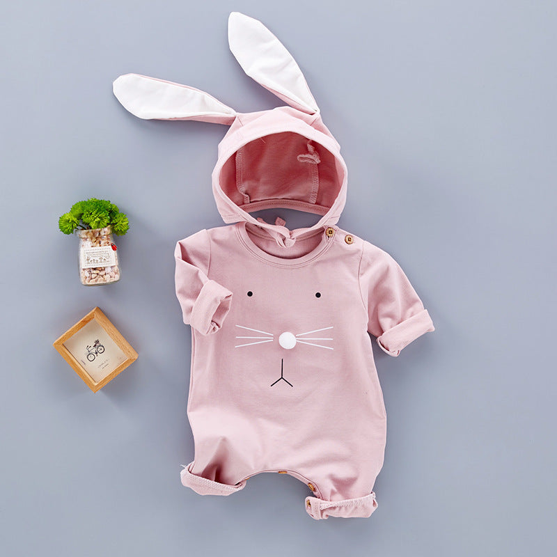 Newborn Easter Bunny Outfit, Baby Bunny Romper Set, Cute Infant Outfit with Rabbit Ear Hat