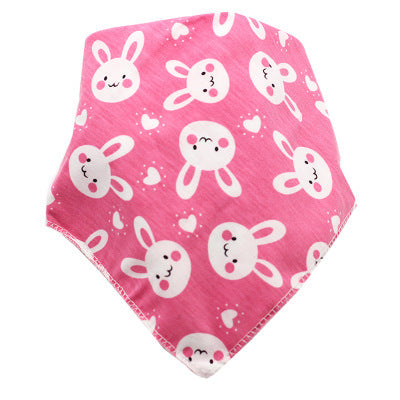 Cute Baby Bandana Bibs, Adjustable Snaps for Newborns & Toddlers Cotton Drool Bibs, Printed Baby Slabber
