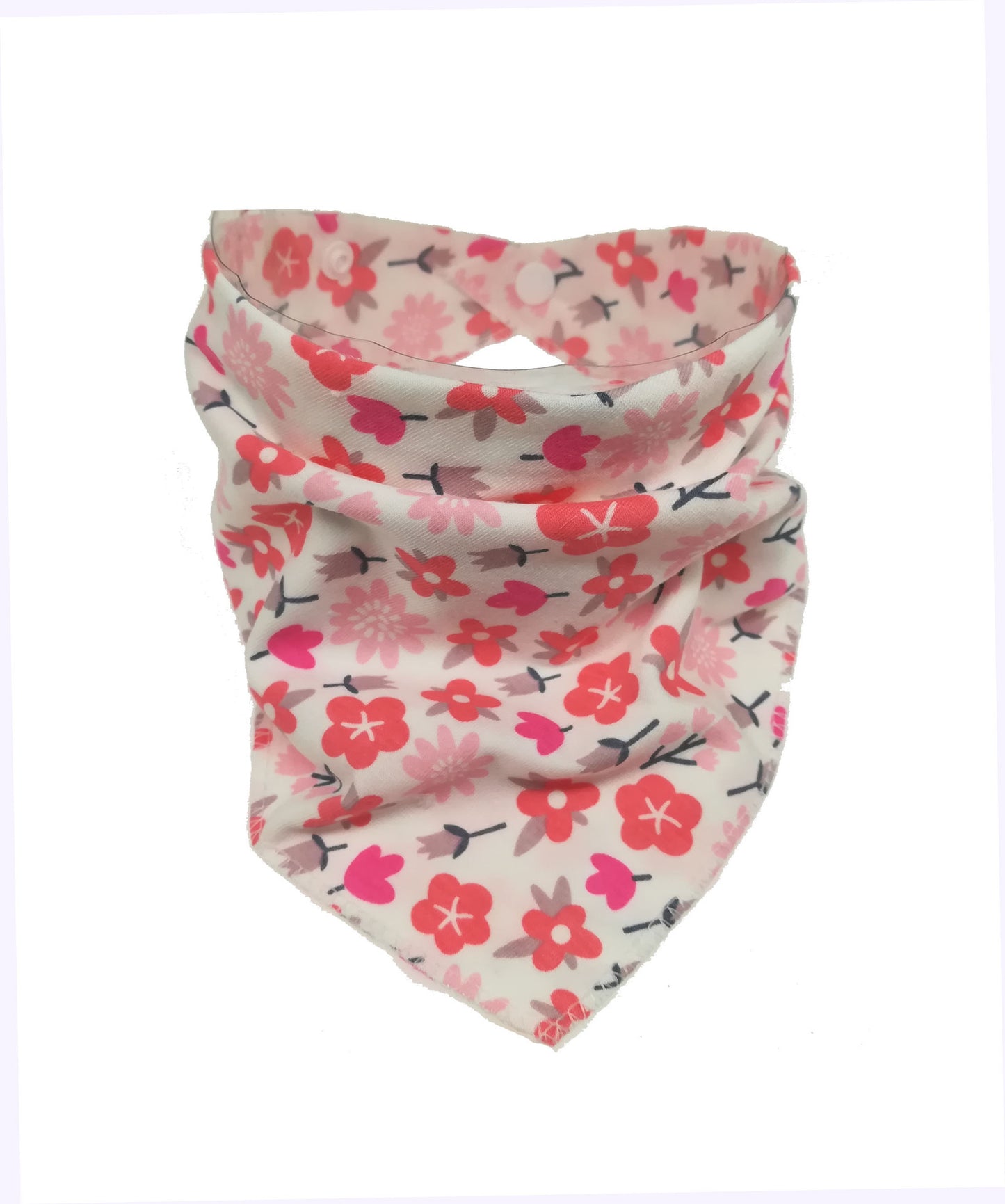 Cute Baby Bandana Bibs, Adjustable Snaps for Newborns & Toddlers Cotton Drool Bibs, Printed Baby Slabber