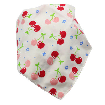 Cute Baby Bandana Bibs, Adjustable Snaps for Newborns & Toddlers Cotton Drool Bibs, Printed Baby Slabber