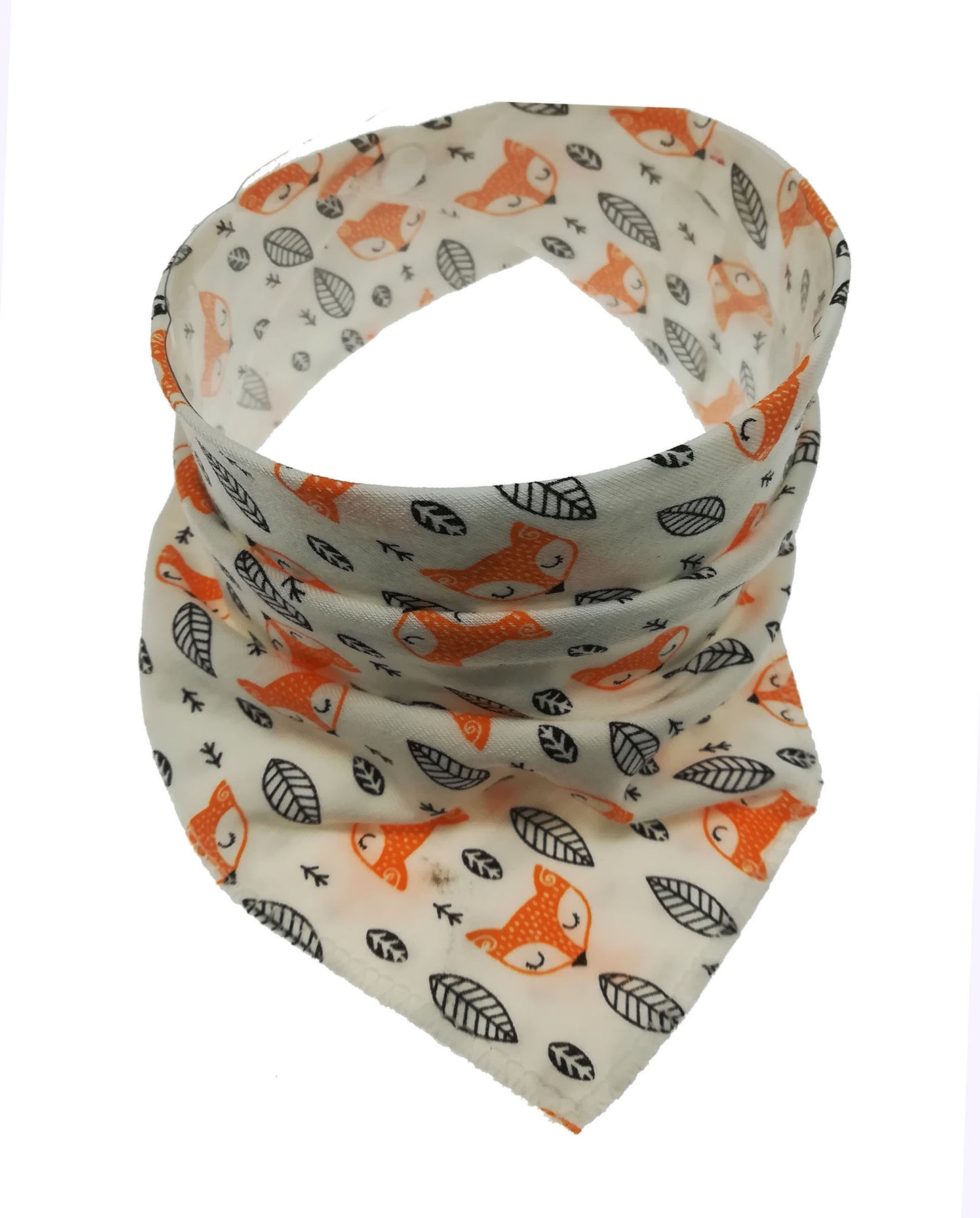 Cute Baby Bandana Bibs, Adjustable Snaps for Newborns & Toddlers Cotton Drool Bibs, Printed Baby Slabber