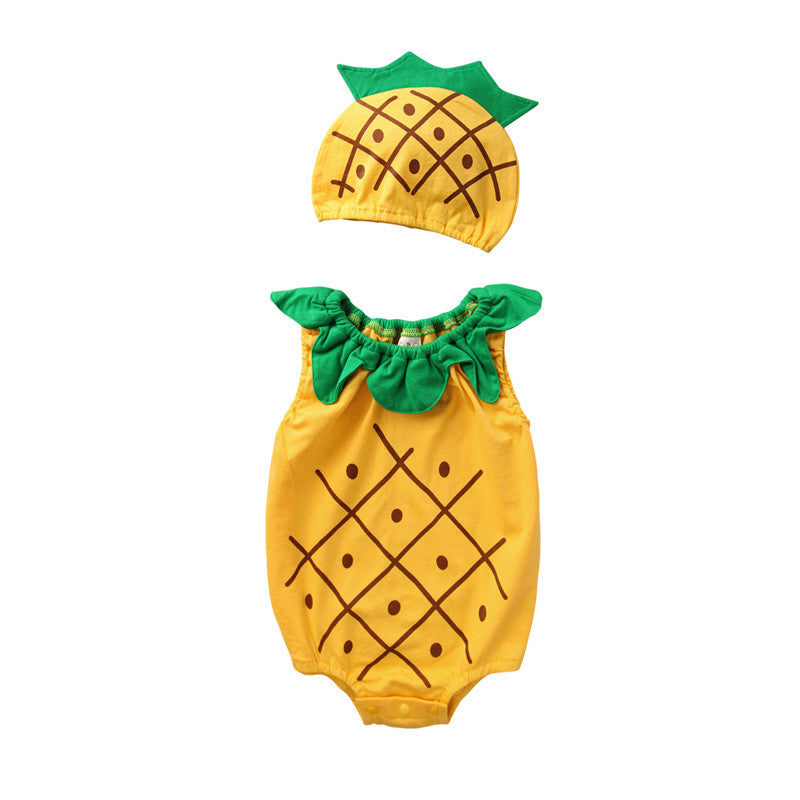 Baby bag fart clothes fruit romper
