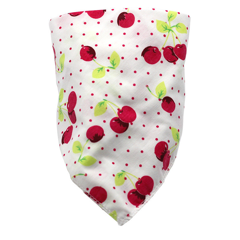 Cute Baby Bandana Bibs, Adjustable Snaps for Newborns & Toddlers Cotton Drool Bibs, Printed Baby Slabber