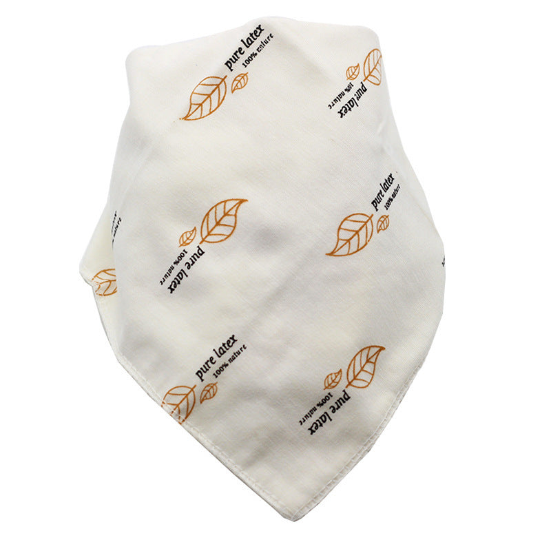 Cute Baby Bandana Bibs, Adjustable Snaps for Newborns & Toddlers Cotton Drool Bibs, Printed Baby Slabber
