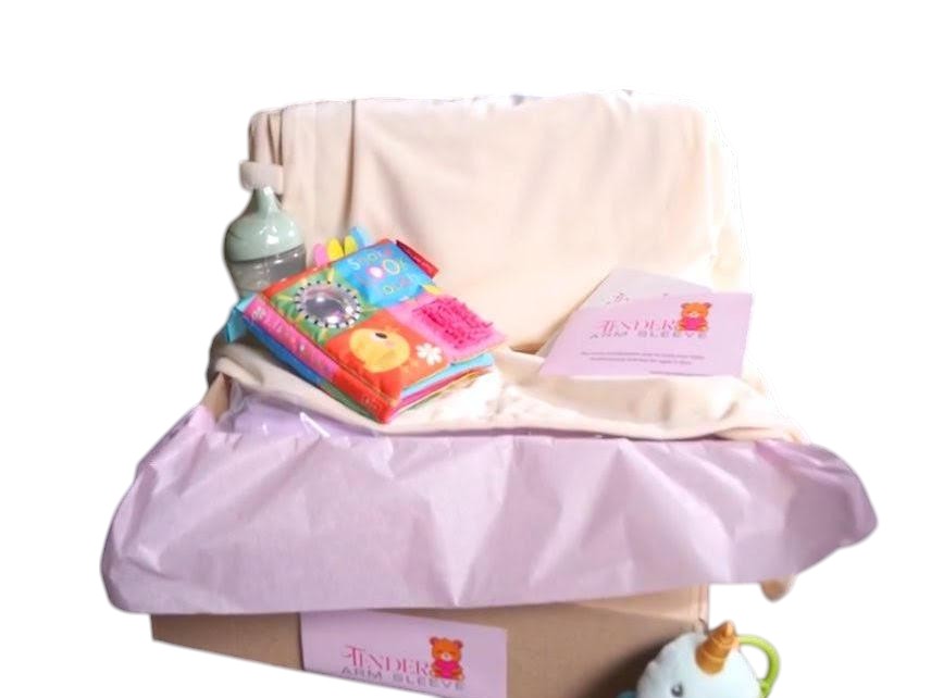 Tender Arm Sleeve - Soft Baby Holding Support Pillow & Multi-Use Minky Blanket for Newborns & Toddlers (0–5 Years)