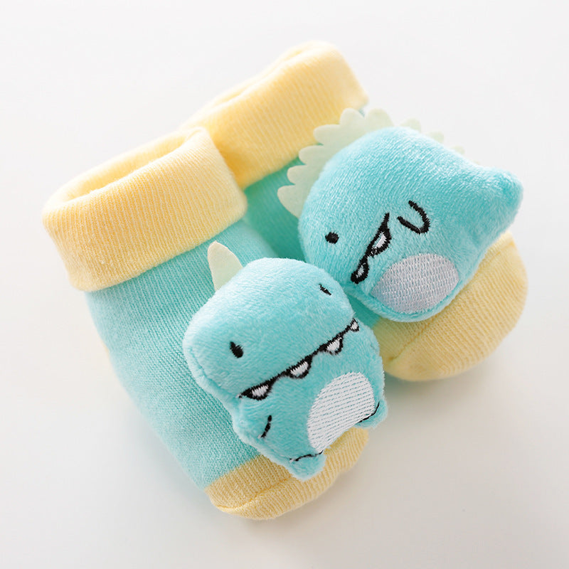 Cute Animals Soft Baby Anti-Slip Socks, Toddler Socks for Babies, Kids Socks for 10-36 months