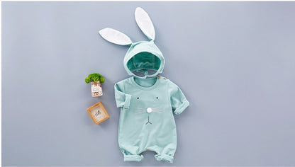 Newborn Easter Bunny Outfit, Baby Bunny Romper Set, Cute Infant Outfit with Rabbit Ear Hat