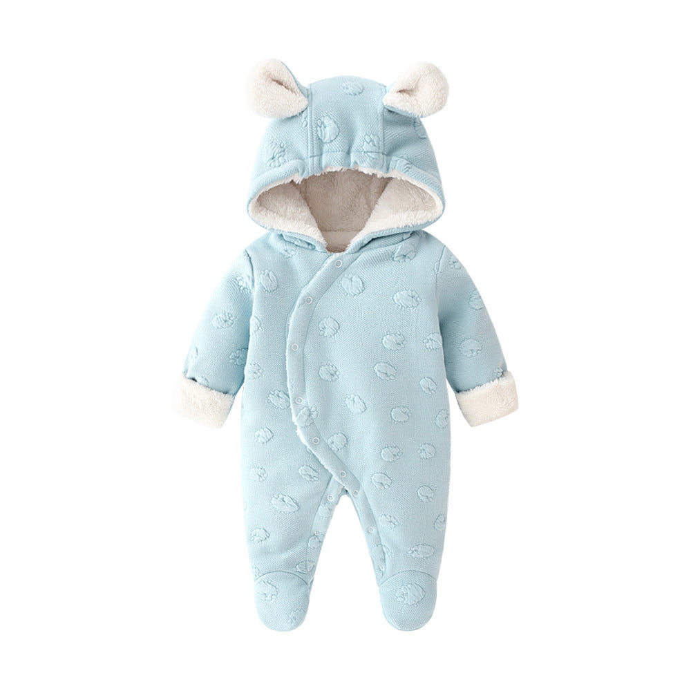 Cozy Baby Onesie – Adorable Hooded Romper for Newborns & Infants
