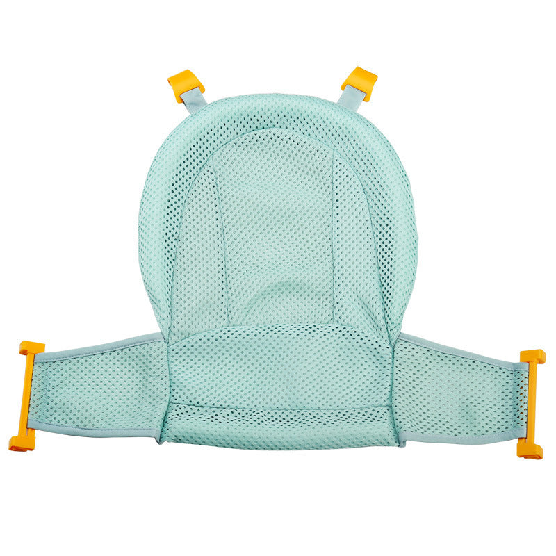 Baby Bath Support Seat – Newborn Bath Cushion Anti-Slip Floating Bath Pillow for Infant Tub, Soft Mesh Baby Bath Lounger