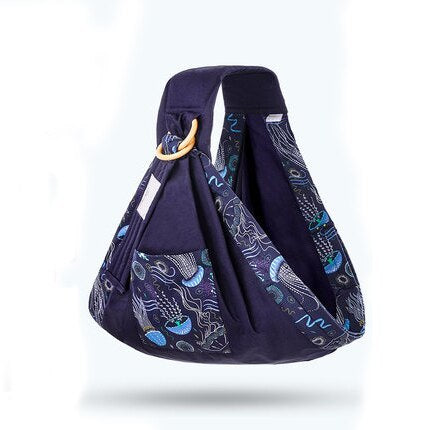 Baby Wrap Carrier Sling – Adjustable Infant Carrier for Newborn to Toddler, Soft Breathable Cotton Baby Sling for Breastfeeding & Hands-Free Carry