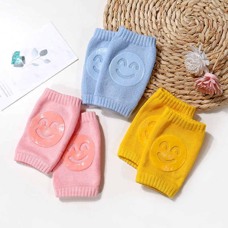 Baby Knee Pads & Non-Slip Socks – Crawling Safety Pads for Toddlers, Cotton Anti-Slip Baby Leg Protectors
