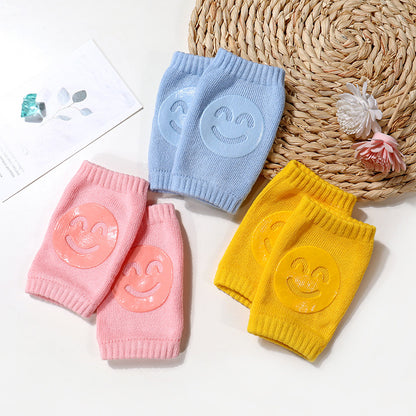 Baby Knee Pads & Non-Slip Socks – Crawling Safety Pads for Toddlers, Cotton Anti-Slip Baby Leg Protectors