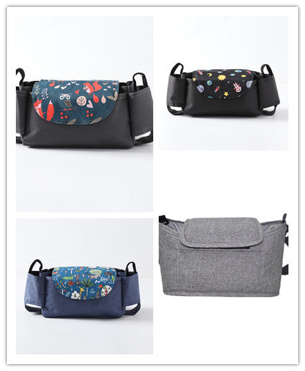 Baby Stroller Organizer Bag – Universal Stroller Storage with Cup Holder, Diaper Bag for Pram, Pushchair & Travel Essentials