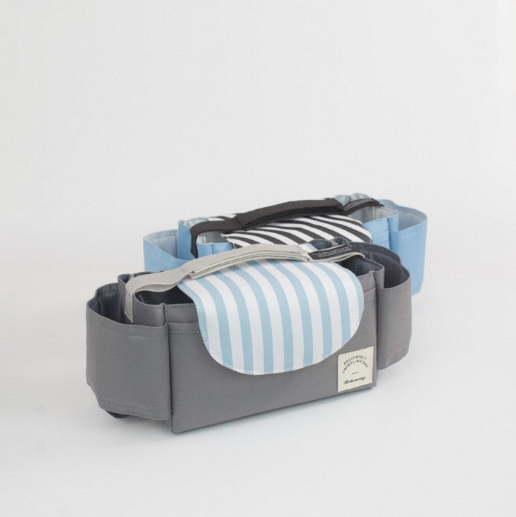 Baby Stroller Organizer Bag – Universal Stroller Storage with Cup Holder, Diaper Bag for Pram, Pushchair & Travel Essentials
