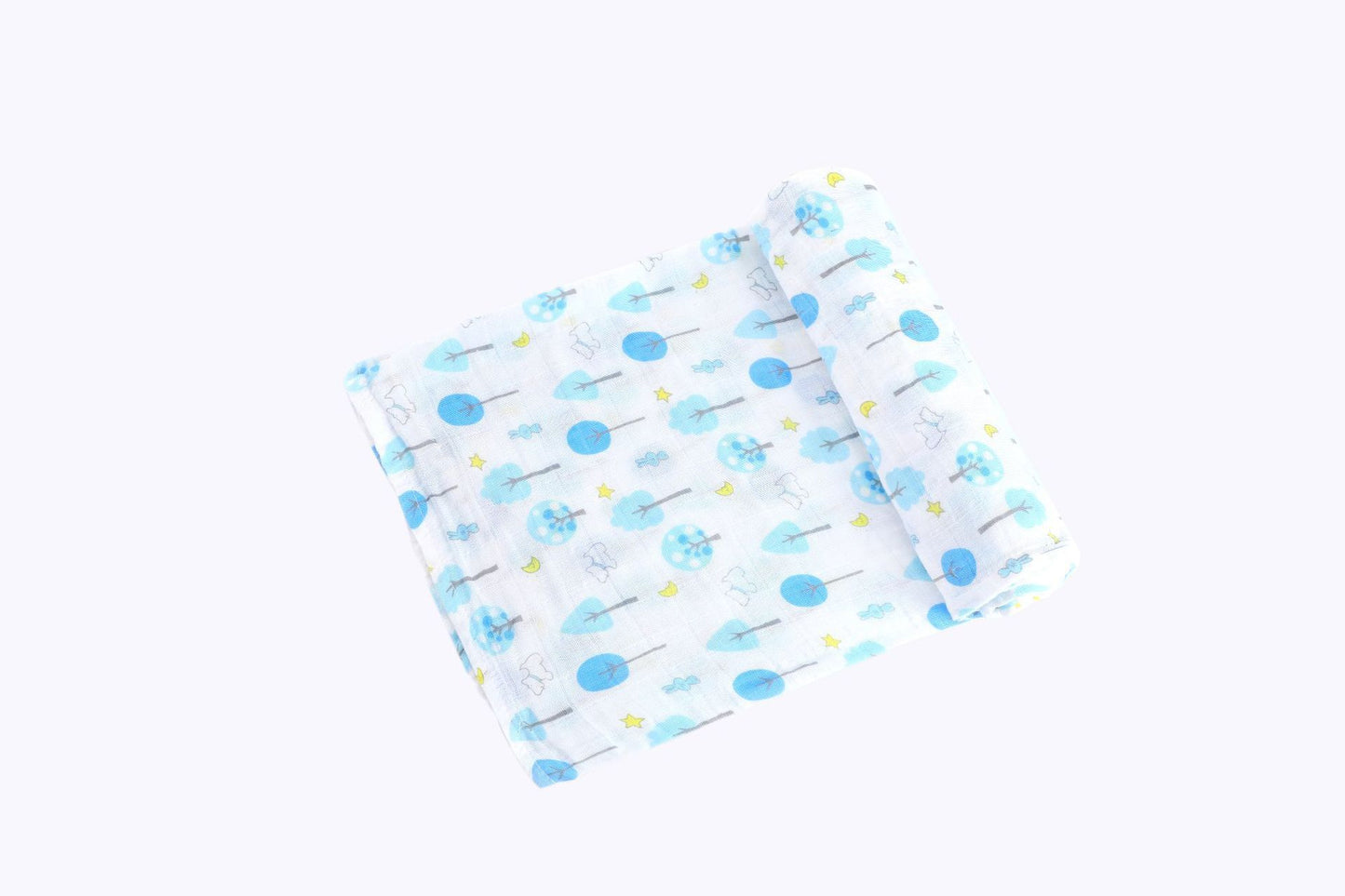 Newborn Bamboo Cotton Swaddle Blanket | Double-Layer Gauze Wrap for Babies (0–2Y)