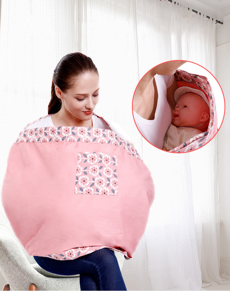 Baby Wrap Carrier Sling – Adjustable Infant Carrier for Newborn to Toddler, Soft Breathable Cotton Baby Sling for Breastfeeding & Hands-Free Carry