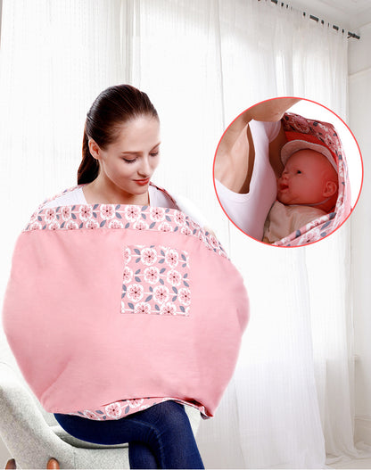 Baby Wrap Carrier Sling – Adjustable Infant Carrier for Newborn to Toddler, Soft Breathable Cotton Baby Sling for Breastfeeding & Hands-Free Carry