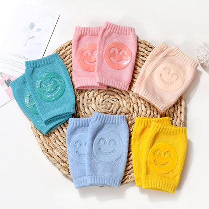 Baby Knee Pads & Non-Slip Socks – Crawling Safety Pads for Toddlers, Cotton Anti-Slip Baby Leg Protectors