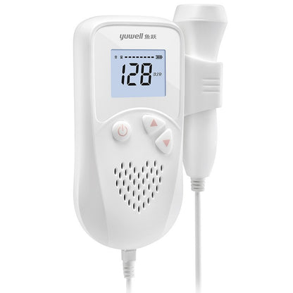 Fetal Heart Rate Monitor for Home Use – Pregnancy Baby Heartbeat Detector, Digital LCD Fetal Doppler, Safe & Easy 12–40 Weeks