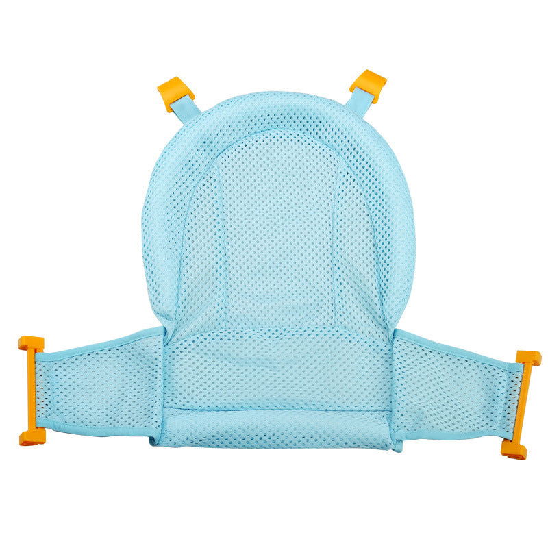 Baby Bath Support Seat – Newborn Bath Cushion Anti-Slip Floating Bath Pillow for Infant Tub, Soft Mesh Baby Bath Lounger