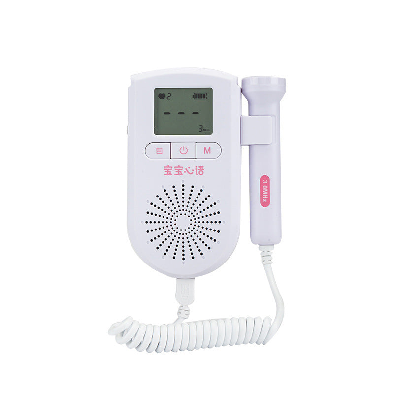 Fetal Heart Rate Monitor for Home Use – Pregnancy Baby Heartbeat Detector, Digital LCD Fetal Doppler, Safe & Easy 12–40 Weeks