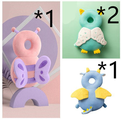 Baby Toddler Headrest Child Protection Baby Head Protection Cushion Cute Angel Wings