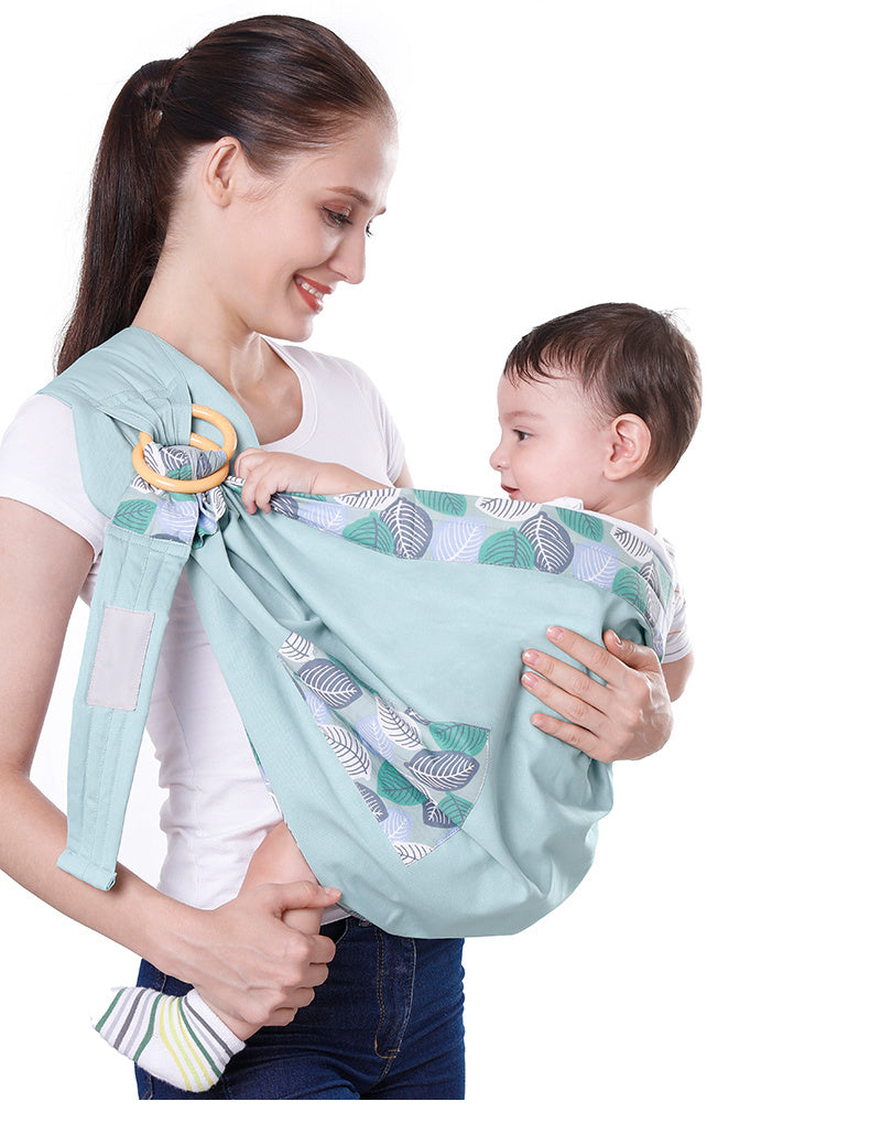 Baby Wrap Carrier Sling – Adjustable Infant Carrier for Newborn to Toddler, Soft Breathable Cotton Baby Sling for Breastfeeding & Hands-Free Carry