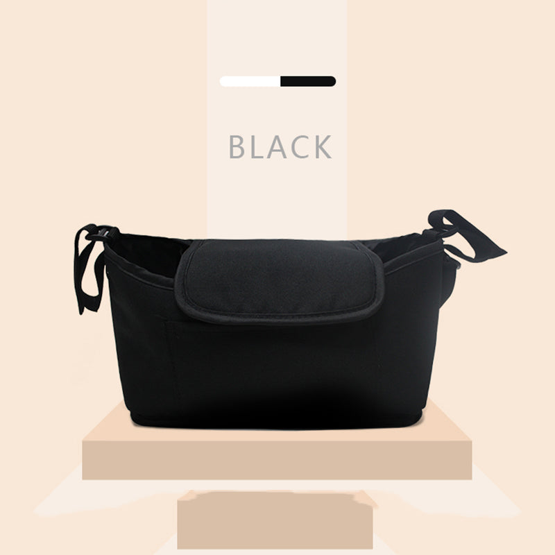 Universal Baby Stroller Organizer Bag with Cup Holder & Winter Cover – Waterproof Pram Storage, Insulated Bottle Holder for Travel & All Seasons