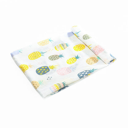 Newborn Bamboo Cotton Swaddle Blanket | Double-Layer Gauze Wrap for Babies (0–2Y)