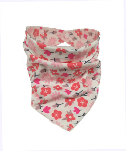 Cute Baby Bandana Bibs, Adjustable Snaps for Newborns & Toddlers Cotton Drool Bibs, Printed Baby Slabber