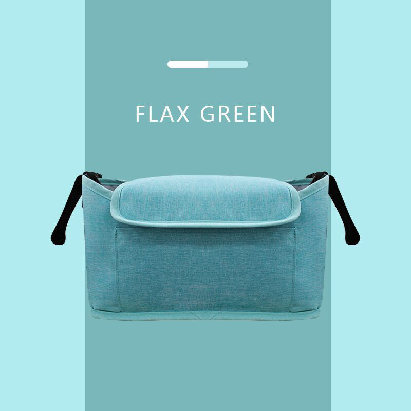 Universal Baby Stroller Organizer Bag with Cup Holder & Winter Cover – Waterproof Pram Storage, Insulated Bottle Holder for Travel & All Seasons