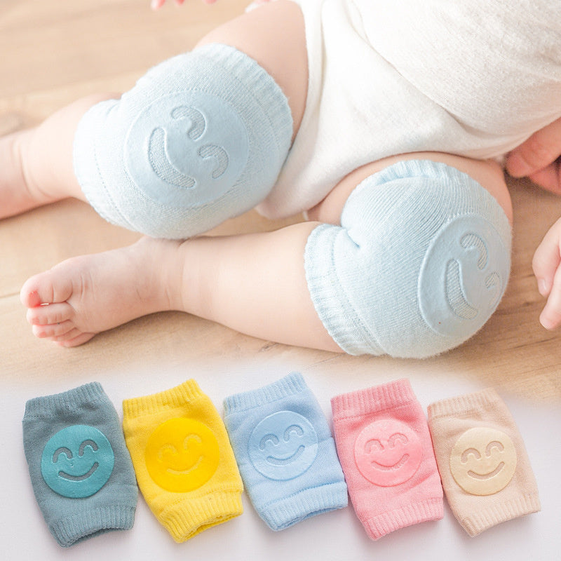 Baby Knee Pads & Non-Slip Socks – Crawling Safety Pads for Toddlers, Cotton Anti-Slip Baby Leg Protectors