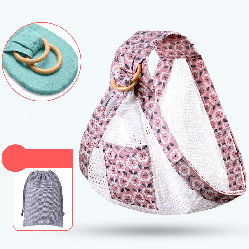 Baby Wrap Carrier Sling – Adjustable Infant Carrier for Newborn to Toddler, Soft Breathable Cotton Baby Sling for Breastfeeding & Hands-Free Carry