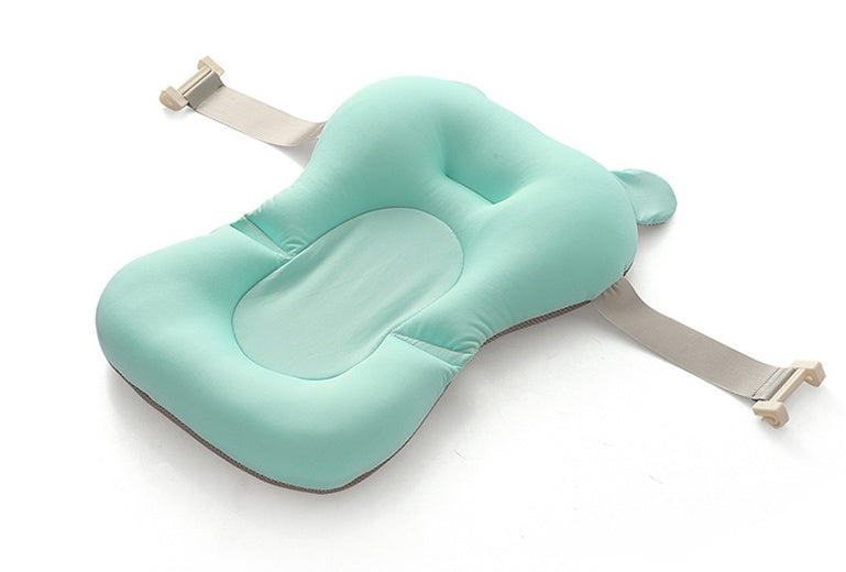Baby Bath Support Seat – Newborn Bath Cushion Anti-Slip Floating Bath Pillow for Infant Tub, Soft Mesh Baby Bath Lounger