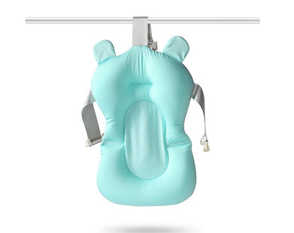 Baby Bath Support Seat – Newborn Bath Cushion Anti-Slip Floating Bath Pillow for Infant Tub, Soft Mesh Baby Bath Lounger