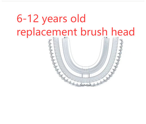 Kids Electric Toothbrush U-Shaped – 360° Automatic Sonic Toothbrush for Children, USB Rechargeable Silicone Baby Toothbrush