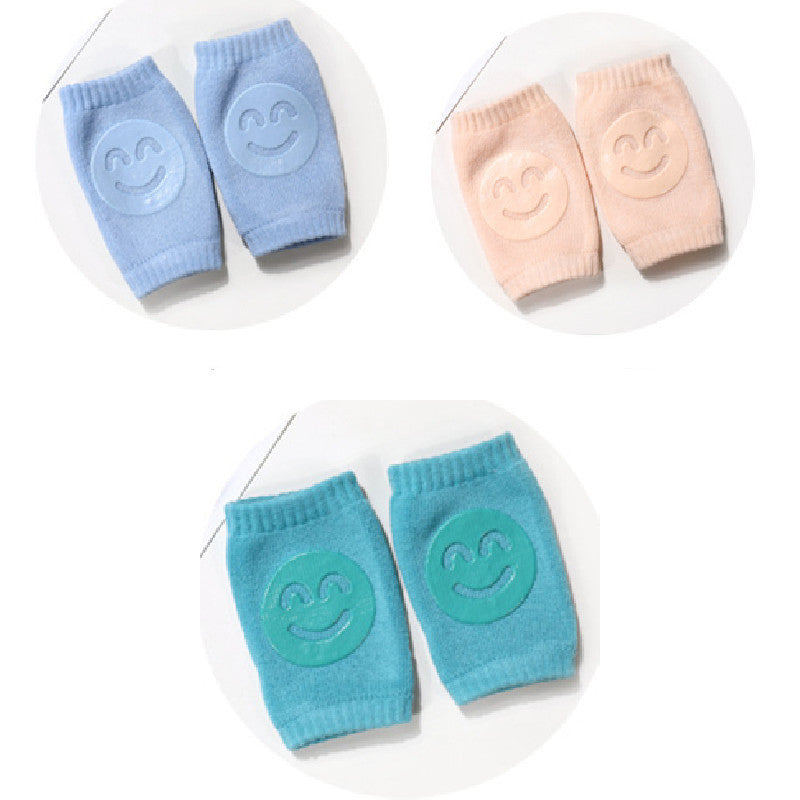 Baby Knee Pads & Non-Slip Socks – Crawling Safety Pads for Toddlers, Cotton Anti-Slip Baby Leg Protectors