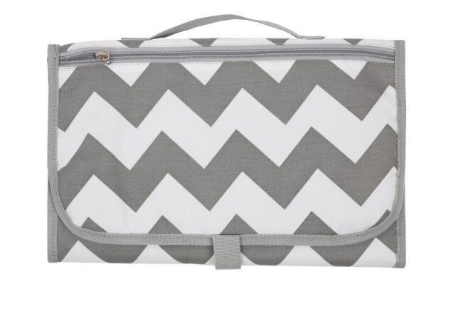 Portable Baby Diaper Changing Pad with Storage – Foldable Waterproof Travel Changing Mat, Compact Nappy Clutch for Newborn & Toddler