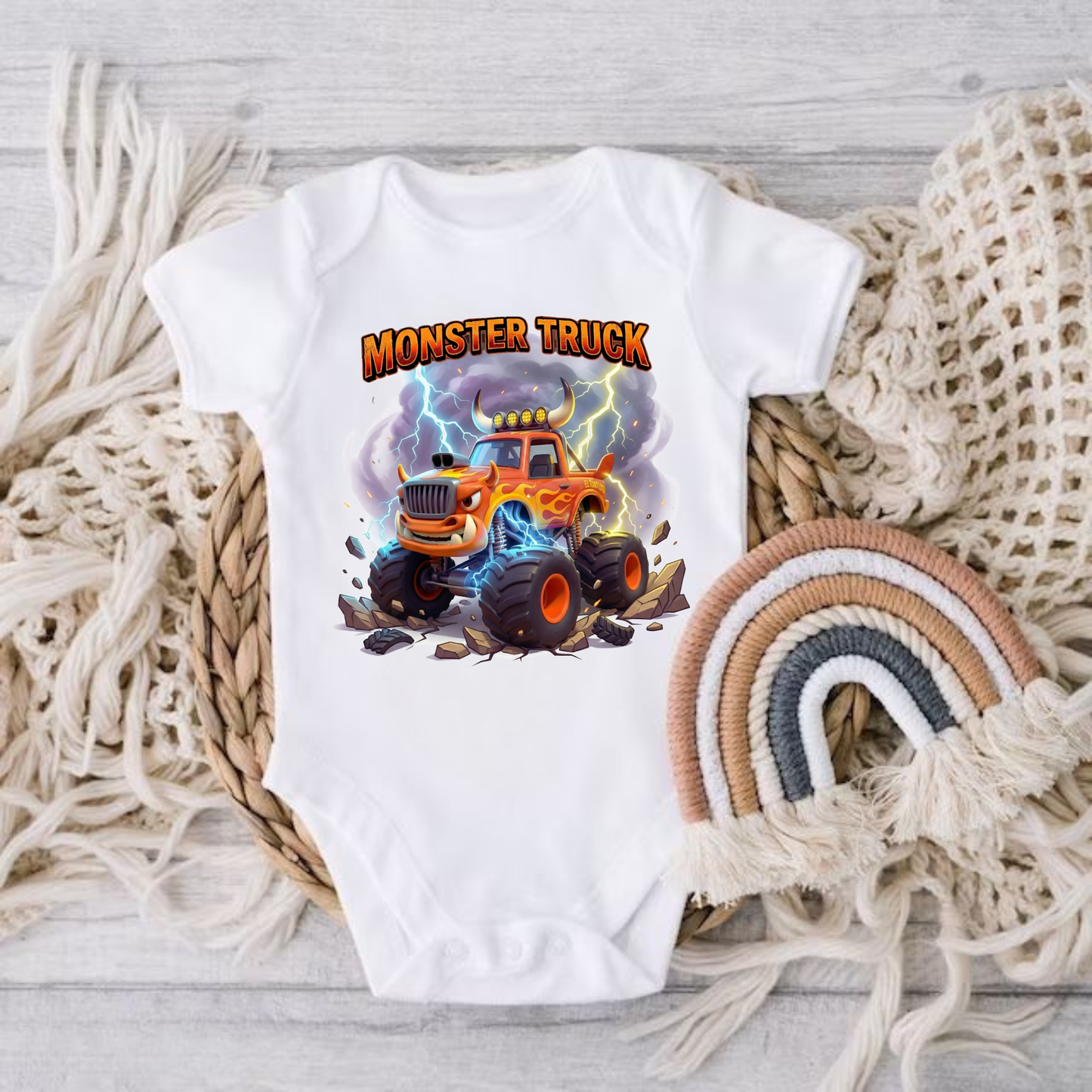 Monster Truck Shirt, Monster Jam El Toro Inspired Monster Truck, birthday Gift, Custom Kids Gift, Toddler Truck Lover Gift