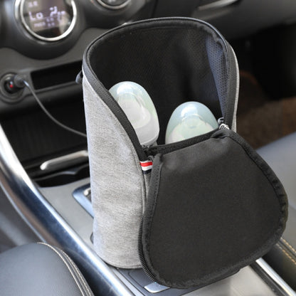 Car USB Baby Bottle Warmer – Portable Travel Milk Warmer with Temperature Display for Breast Milk, Fits Most Bottles
