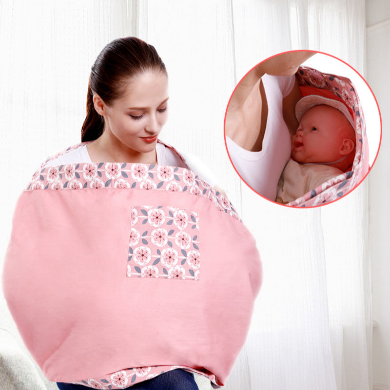 Baby Wrap Carrier Sling – Adjustable Infant Carrier for Newborn to Toddler, Soft Breathable Cotton Baby Sling for Breastfeeding & Hands-Free Carry