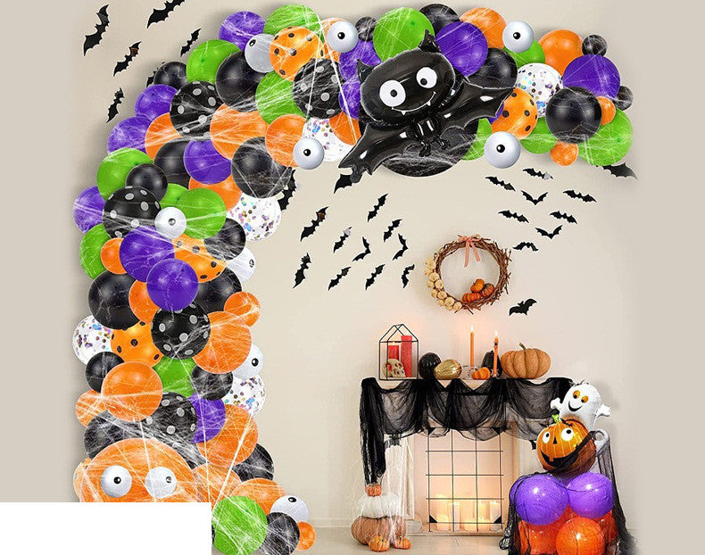 Halloween Party Decor - Latex Balloons Set for Birthday Halloween Decorations
